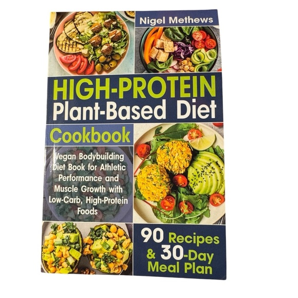 High-Protein Plant-Based Diet Cookbook - Picture 1 of 3
